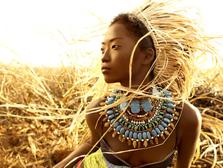 Illustration for article titled ANTM Models In Oh-So-Trendy Blackface Shoot